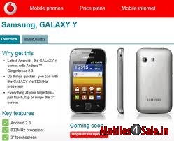 Metal Gray Samsung Galaxy Y Color Plus S5360