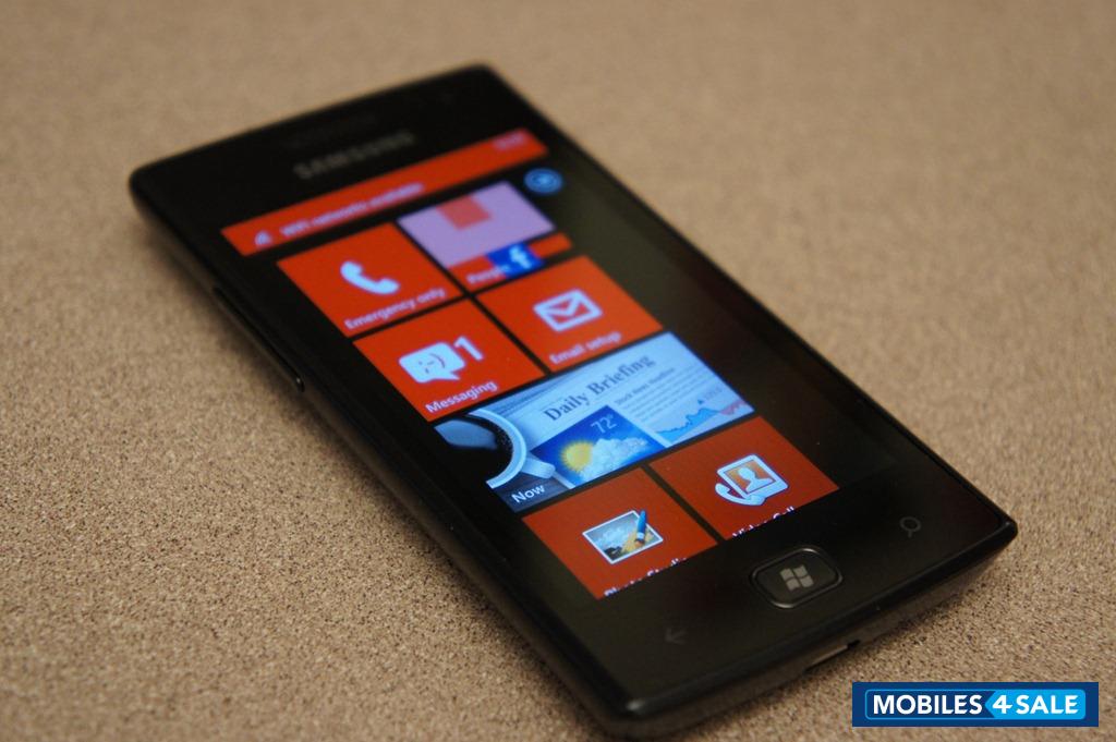 Black Samsung GT-series GT-I8350 windows phone