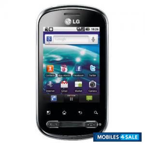 Black LG P-series Optimus P350