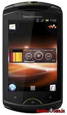 Black Sony Ericsson WT19i live with walkman