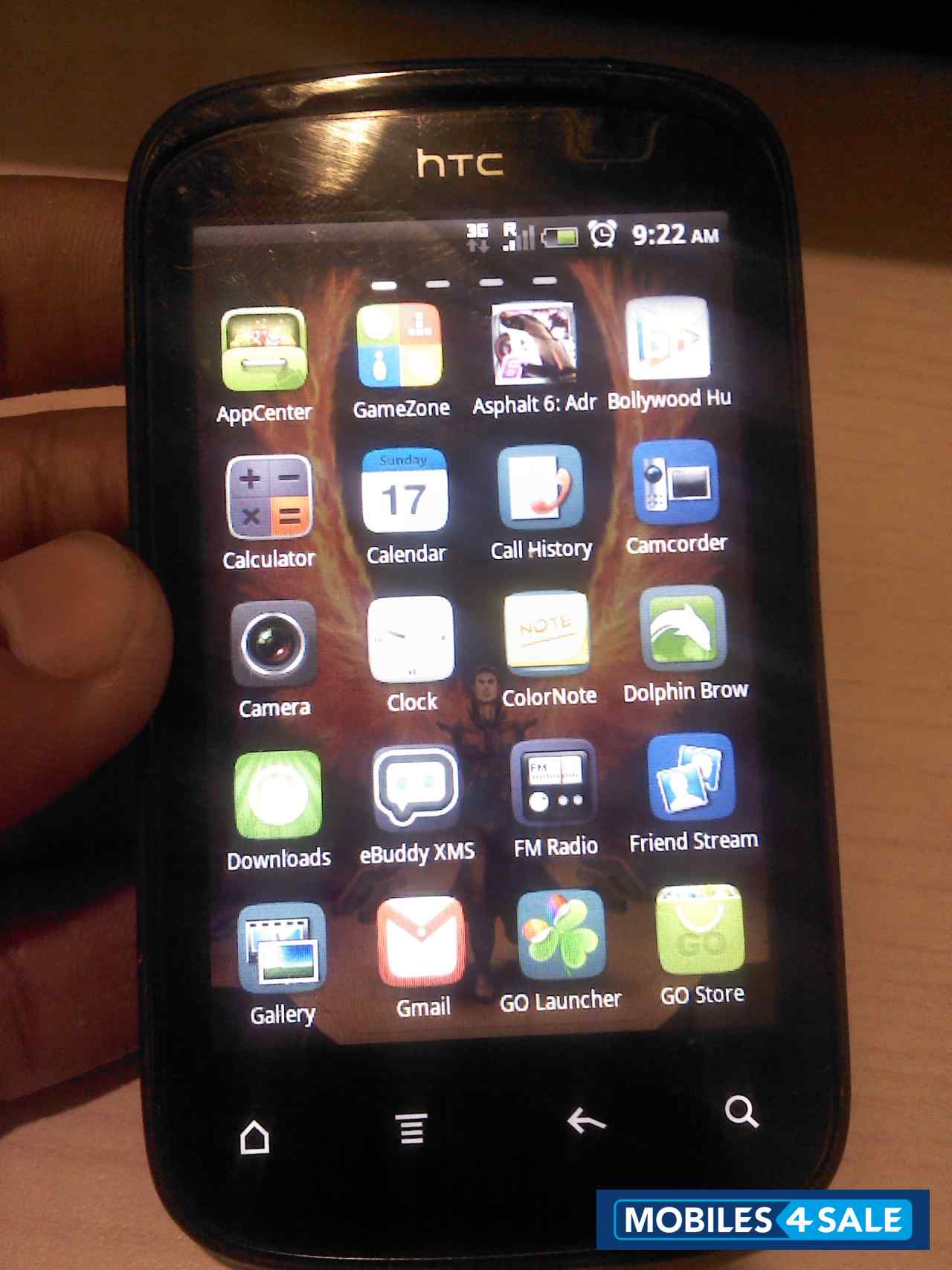 Black HTC Explorer