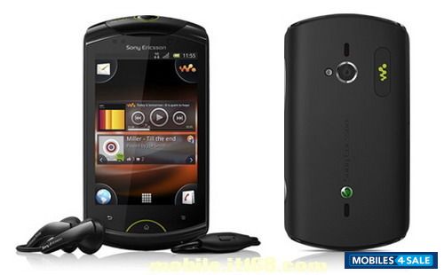 Black Sony Ericsson WT19i live with walkman