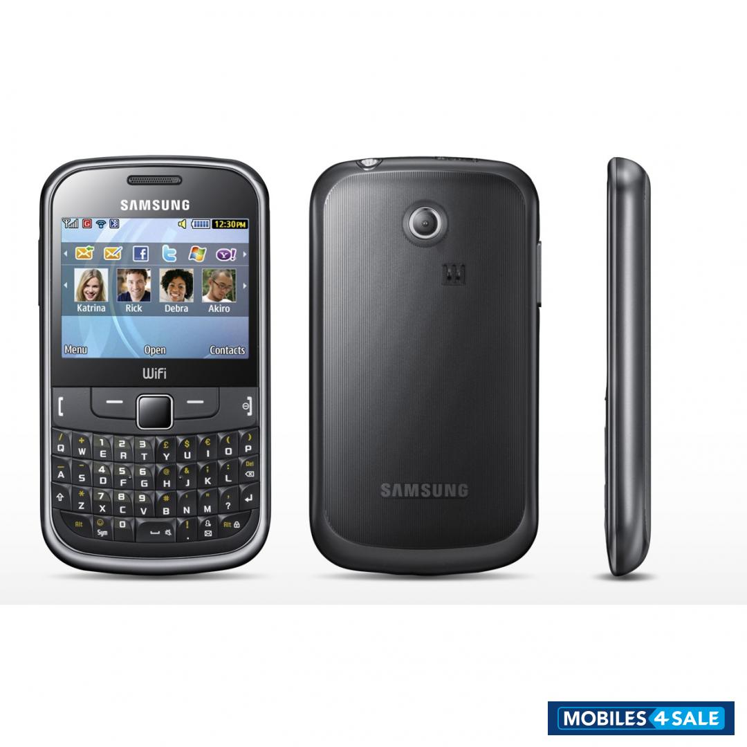 Metallic Black Samsung Chat 335