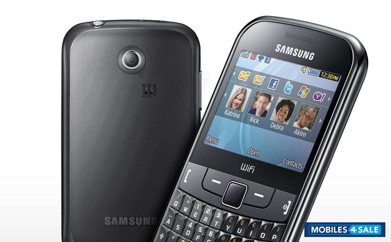 Metallic Black Samsung Chat 335