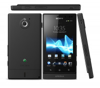 Black Sony Xperia sola