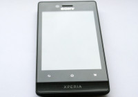 Black Sony Xperia miro