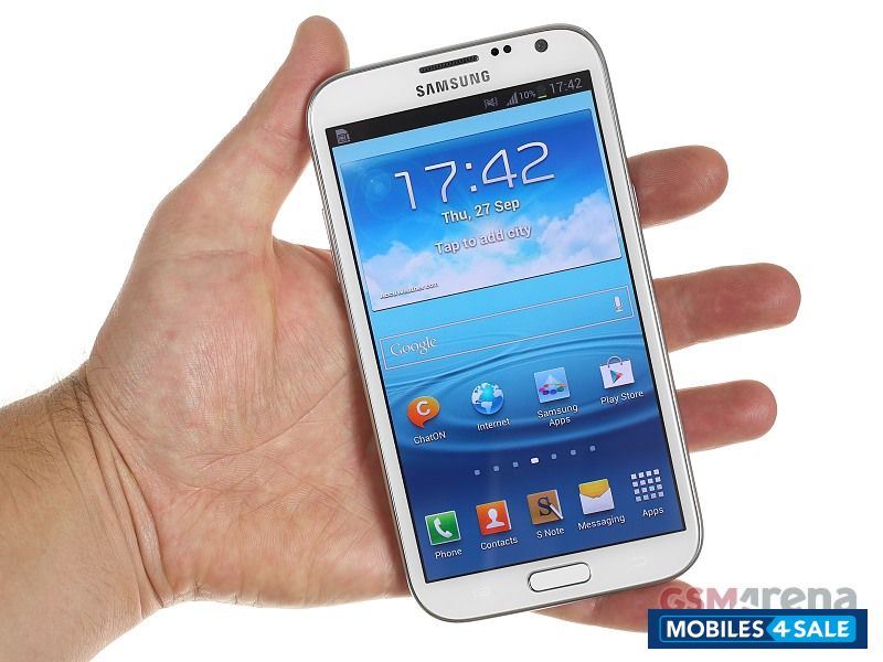 White Samsung Galaxy Note 2