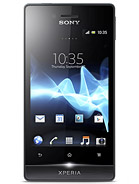 Black Sony Xperia miro