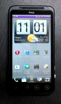 Black HTC EVO 3D