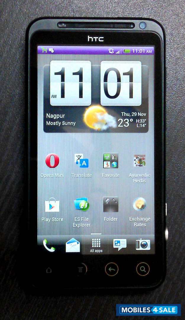 Black HTC EVO 3D