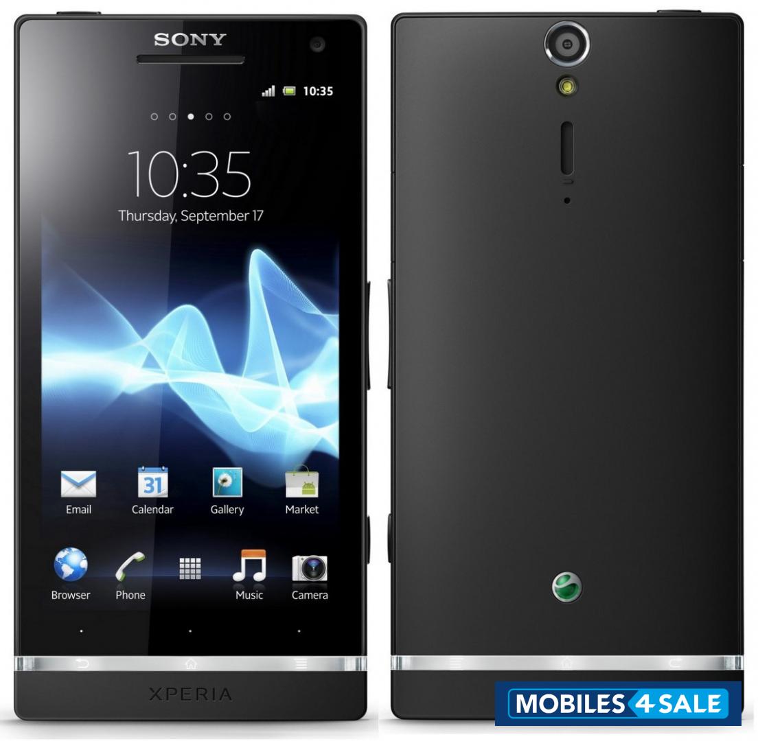 Black Sony Xperia S