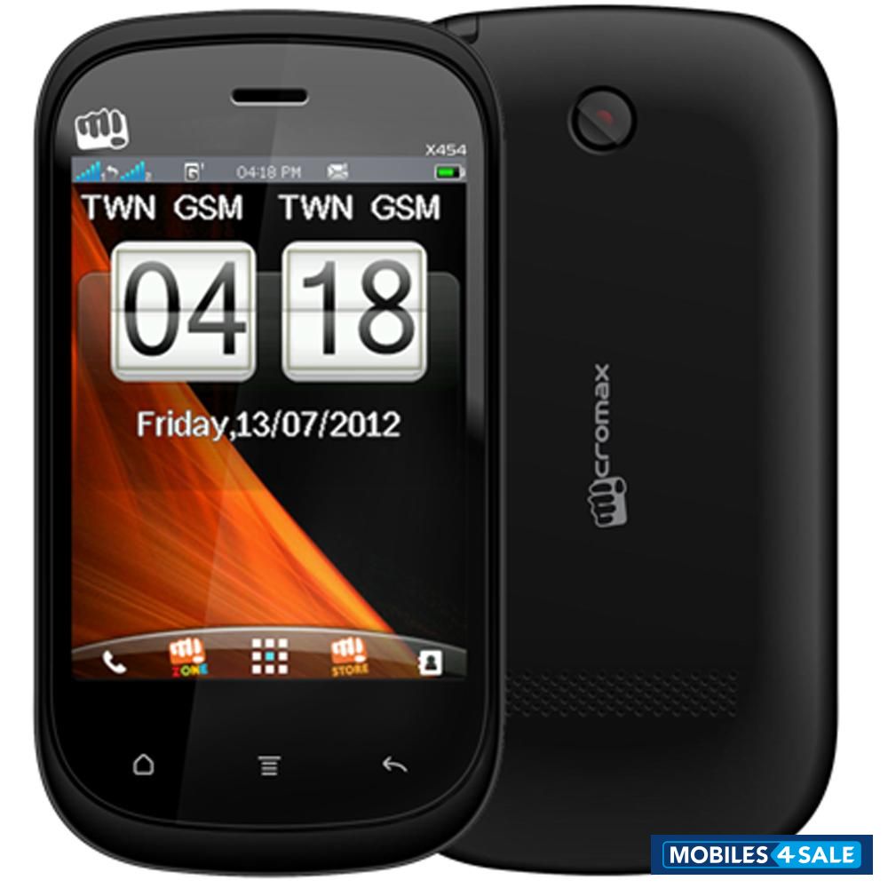 Black Micromax X454