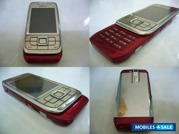 Red And Silver Nokia E66