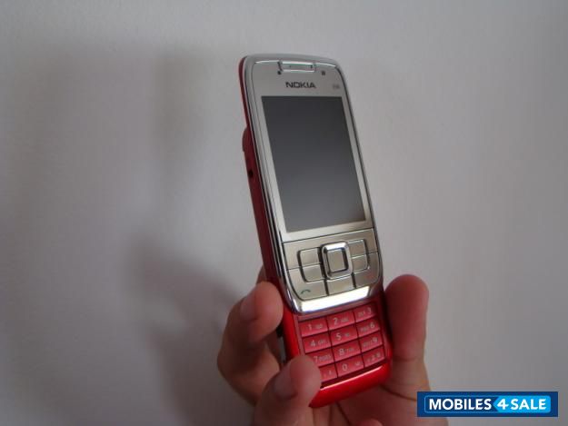 Red And Silver Nokia E66