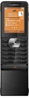 black Sony Ericsson W350