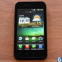 Black LG Optimus Black