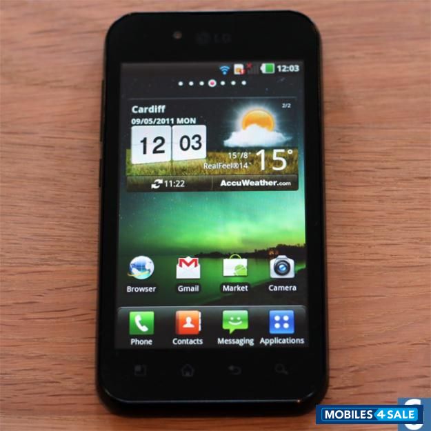 Black LG Optimus Black