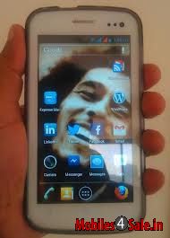 White Micromax Canvas 2 A110