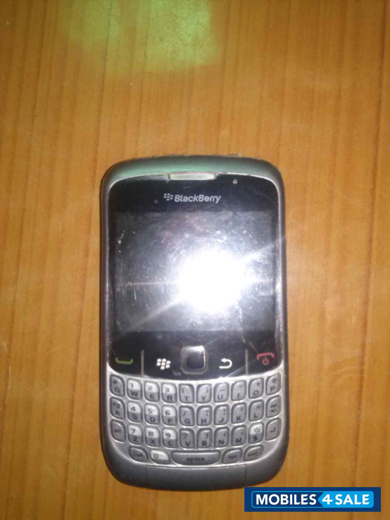 Silver + Black BlackBerry  Cruve 8520