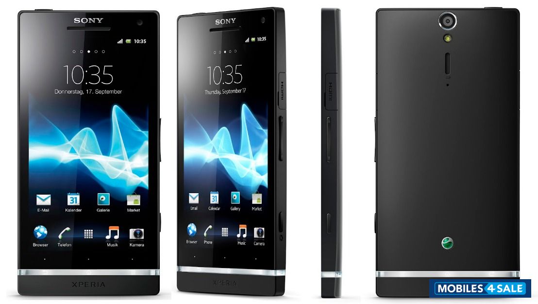 Black Sony Xperia SL