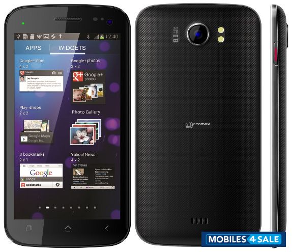 Black Micromax Superfone A110