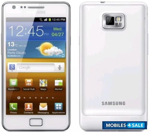 White Samsung Galaxy S2