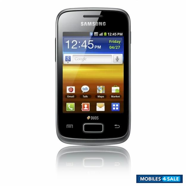 Black Samsung Galaxy Y Duos S6102