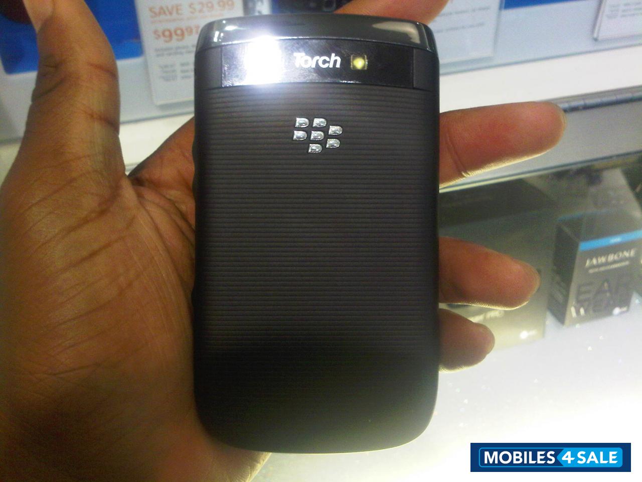 Black BlackBerry Torch 9800