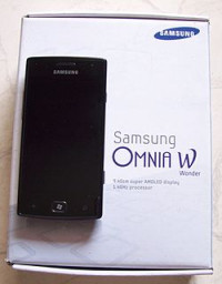 Black Samsung Omnia W