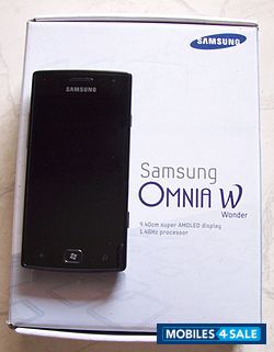 Black Samsung Omnia W