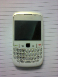 White BlackBerry Curve 8520