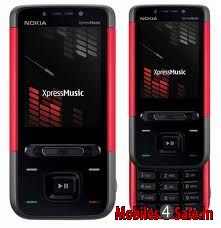 Black Red Nokia XpressMusic 5610