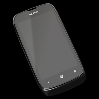 Black Nokia Lumia 610