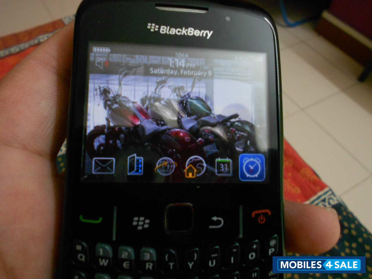 Black BlackBerry Curve 8530