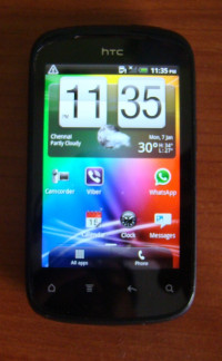 Black Sony Ericsson Xperia X10