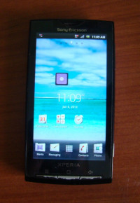 Black Sony Ericsson Xperia X10