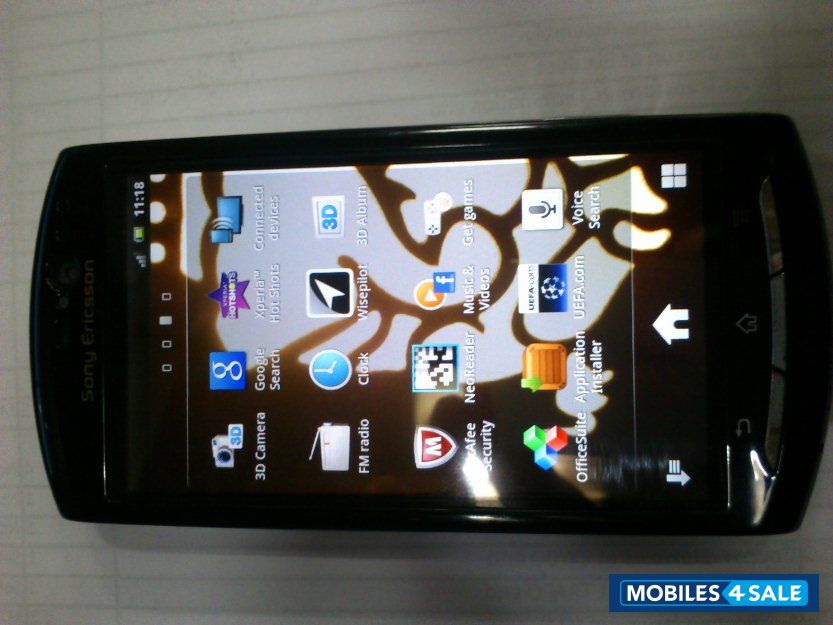 Black Sony Ericsson Xperia neo V