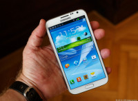 White Samsung Galaxy Note 2