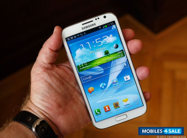 White Samsung Galaxy Note 2