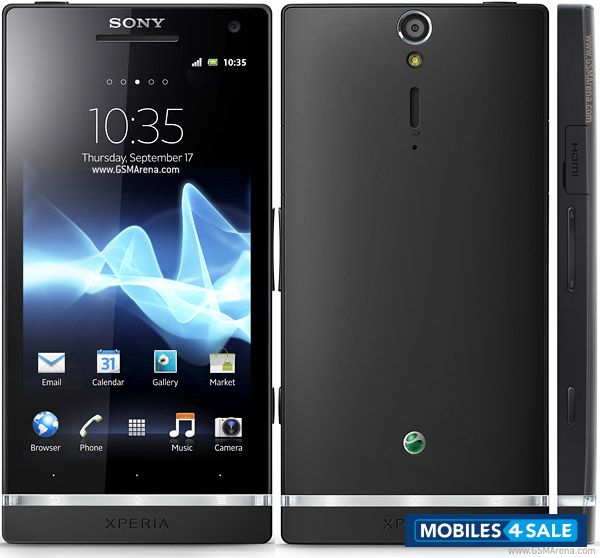 Black Sony Xperia S