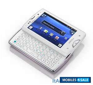 White Sony Ericsson Xperia mini pro