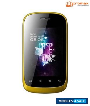 Yellow Micromax A52