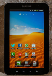 White Samsung Galaxy Tab P1000