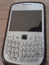 White BlackBerry Curve 8250