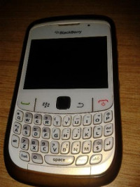 White BlackBerry Curve 8250