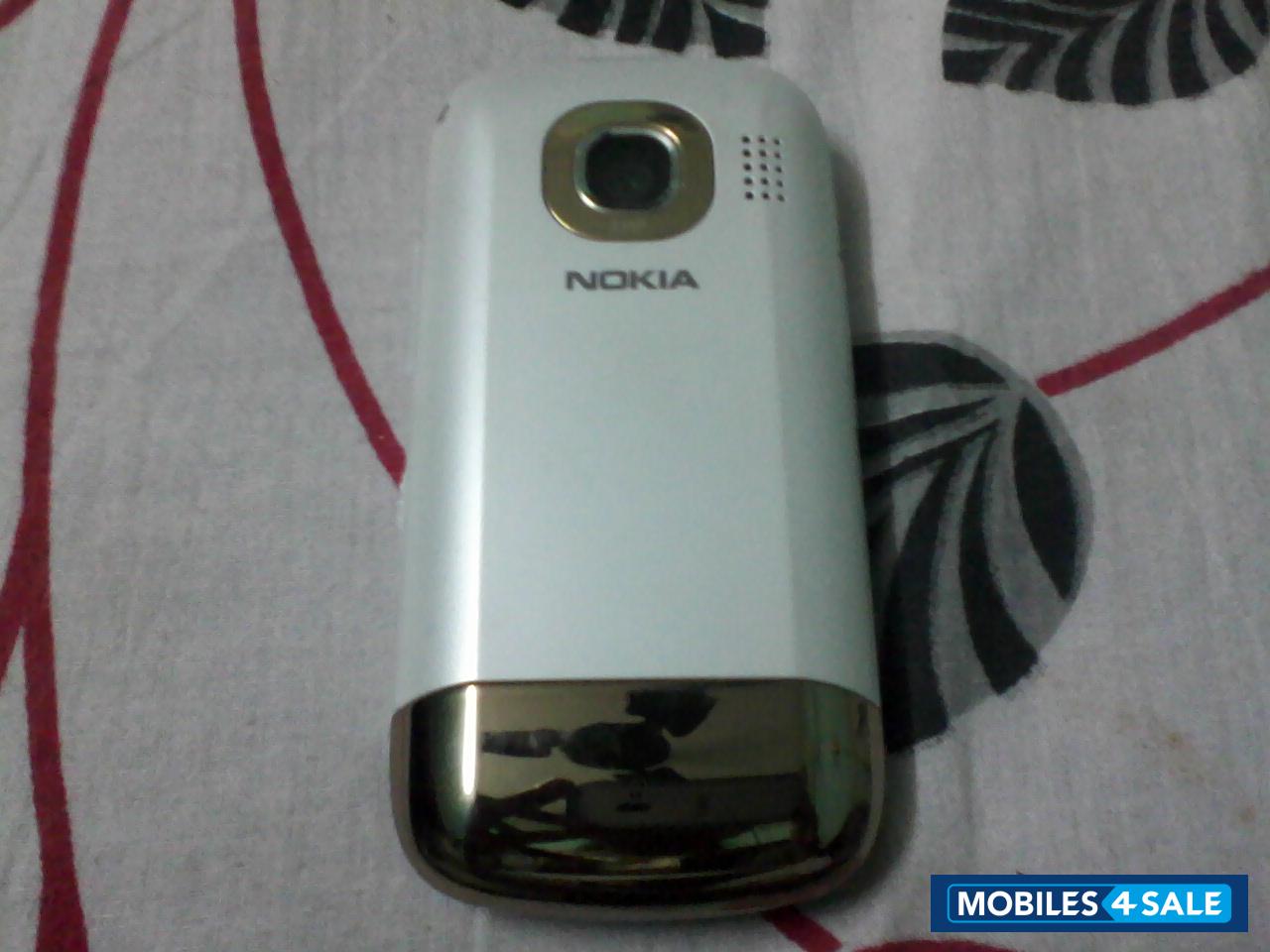 Golden White Nokia C2-03