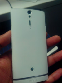 White Sony Xperia S