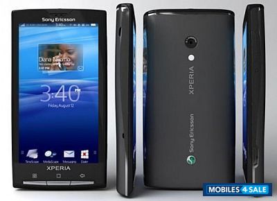 Black Sony Ericsson Xperia X10