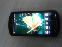 Black Sony Ericsson Xperia pro