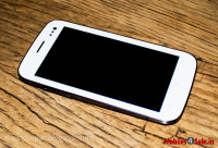 White Micromax Canvas A100